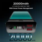 boAt Pocket Energyshroom PB400 Pro 20000mAh Power Bank - Image 2