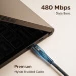 boAt Type-C C300 Tangle-Free Cable - Image 2