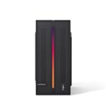 FINGERS RGB-Turbo-C32 Super Compact Micro ATX PC Cabinet with ARGB LEDs (1 x USB 3.0, 1 x USB 2.0, HD Audio, Mic in Port, SMPS Bundled)