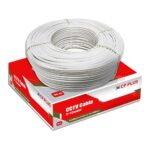 CP PLUS 3+1 Coaxial Pure Copper CCTV Camera Cable (90 Meter) White - Image 3
