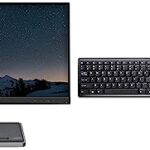 Lenovo 21.5″ FHD IPS Ultraslim Monitor 16.7Million Colors 75Hz AMD FreeSync HDMI VGA TUV Eyesafe Natural Low Blue Light – L22i-30 + Wireless Keyboard-Mouse Combo, 1K DPI Mouse NanoUSB, Ultraslim KB