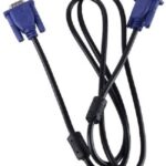 Terabyte 1.5MM 1.5 m VGA Cable  (Compatible with VGA Cable : TFT Cable, Black & Blue, One Cable)