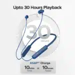 boAt Rockerz Enticer Wireless Neckband with 30 Hours Large Playback, BEAST Mode, ENx Technology, Quick Switch Button (Blue Enigma) - Image 4