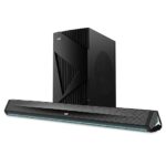 boAt Aavante Bar Stark Bluetooth Soundbar with 160W RMS Signature Sound, 2.1 Channel w/Wireless Subwoofer,Multi-Connectivity Modes,BT v5.3,EQ Modes & Remote Control(Premium Black)