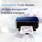 CULater Remanufactured Toner Cartridge Replacement for W9220MC W9221MC W9223MC W9222MC for HP Color Managed MFP E78223DN E78228DN Printers (1BK 1C 1M 1Y) - Image 6