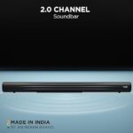 boAt Aavante Bar Rhythm Soundbar with 60W RMS Signature Sound, 2.0 Channel, Multi-Connectivity Modes, BT v5.3, EQ Modes, Bass & Treble Controls & Remote Control(Carbon Black) - Image 5