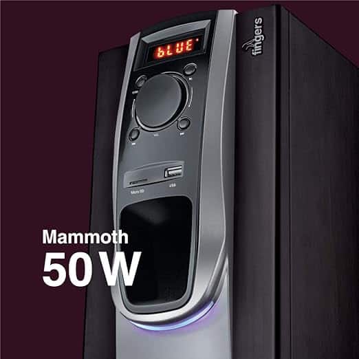 datamation-sound-system-datamation-one-3.jpg FINGERS Solitaire 50 Watt 2.1 Channel Wireless Bluetooth Multimedia Speaker - Image 5