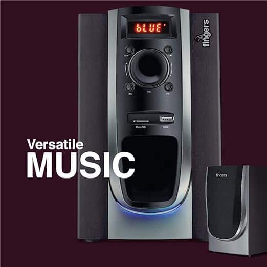 datamation-sound-system-datamation-one-5.jpg FINGERS Solitaire 50 Watt 2.1 Channel Wireless Bluetooth Multimedia Speaker - Image 3