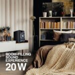 FINGERS Joshhh Wooden encased Multimedia 2.1 Speaker [Deep Bass 20 Watts | Remote Control | LED Light Effects | Bluetooth, FM Radio, USB, MicroSD, AUX (RCA)] - Image 5