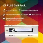 CP PLUS 2 U Rack – DVR Rack/CCTV Rack/NVR Rack/Server Rack + Transparent Glass Door + Wall Mount + Metal Box – Modular (Value Series) – CP-HA-RK4535VM-2U - Image 4