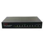 CP Plus 8-Port PoE Switch 8 x10/100 PoE + 2 x 10/100 Base-T Port for IP CCTV Cameras and Networking ( CP-ANW-HP8H2-96-V1 )