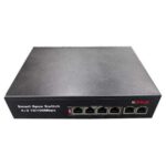 CP Plus 6 Port Fast Ethernet Switch with 4 PoE (CP-DNW-HP4H2-6)