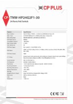 CP Plus CP-TNW-HP24G2F1-30 24 Port Switch - Image 2