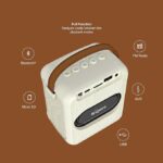 FINGERS SoloKaraoke Portable Speaker with Wireless Mic (Intelligent DSP Chip for Optimized Sound, 4-Hour Playback, Bluetooth® | USB | MicroSD | AUX | FM Radio) – Ivory - Image 5