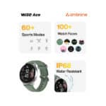 Ambrane Wise Ace 1.28″ Bluetooth calling with LucidDisplay Smart Watch - Image 2