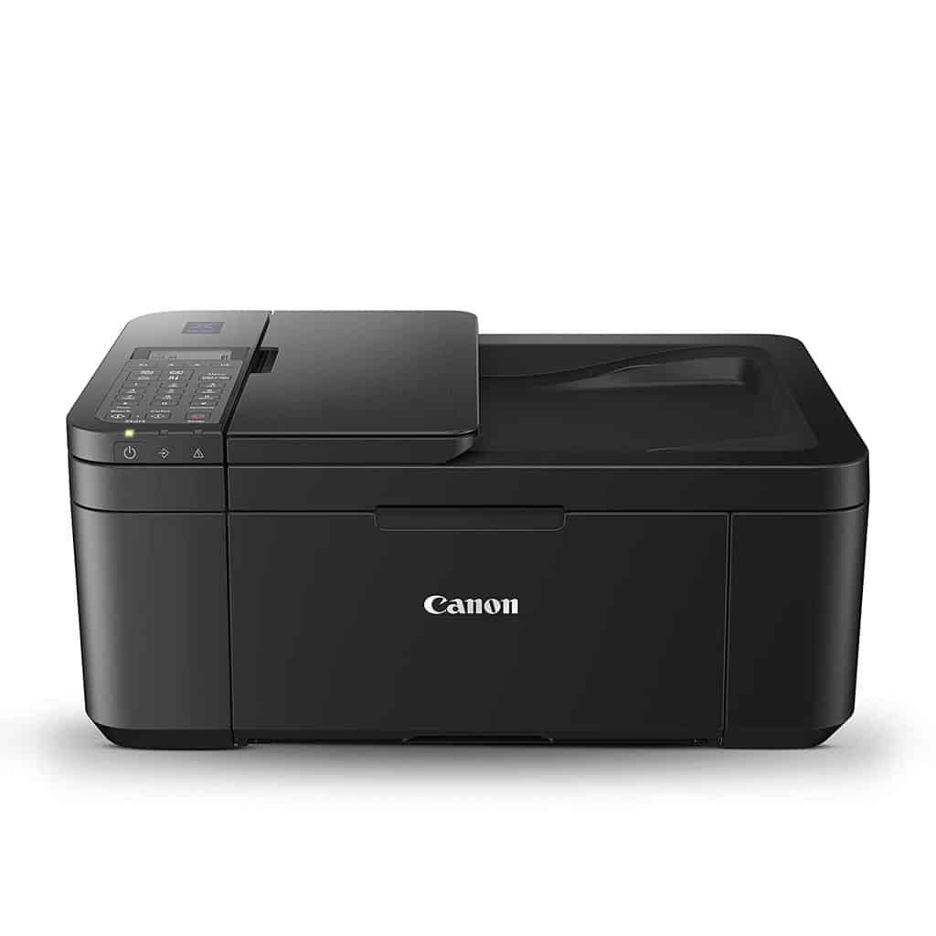 e4570datamation2.jpg Canon E4570 All-in-One Wi-Fi Ink Efficient Colour Printer with FAX/ADF/Duplex Printing (Black)- Smart Speaker Compatible, Standard - Image 1