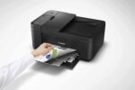 Canon E4570 All-in-One Wi-Fi Ink Efficient Colour Printer with FAX/ADF/Duplex Printing (Black)- Smart Speaker Compatible, Standard - Image 2