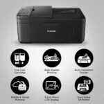 Canon E4570 All-in-One Wi-Fi Ink Efficient Colour Printer with FAX/ADF/Duplex Printing (Black)- Smart Speaker Compatible, Standard - Image 6