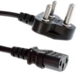 Tetrabyte 3 Pin Computer/Printer/Monitor Power Cord Cable for Computer PC SMPS (1.5 Meter) 1.5 m Power Cord  (Compatible with Monitor, SMPS, Printer, desktop, Black) - Image 3