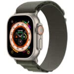 Apple Watch Ultra GPS + Cellular, 49mm Titanium Case with Orange Alpine Loop Small - Image 4