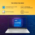 HP Core i5 12th Gen – (8 GB/512 GB SSD/Windows 11 Home) 15s-fq5111TU Thin and Light Laptop  (15.6 inch, Natural Silver, 1.69 Kg, With MS Office) - Image 4