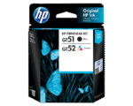 HP GT51/52 Printhead Black/Color Kit Combo Ink – 3JB06AA