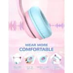 iClever BTH13 Bluetooth Kids Headphones with Mic - Image 3