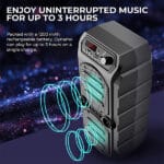 iGear Dynamo 16W Bluetooth Party Speaker With Corded Mic - Image 6