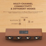 iGear Ensemble 20W Wooden Portable Soundbar With USB/TF Card Support - Image 5