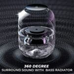 iGear Galaxy 10W Bluetooth Speaker With 360 Degree Surround Sound & Bass Radiator - Image 3