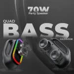 iGear Grape Portable 70W Wireless Speaker With Karaoke Mic - Image 7