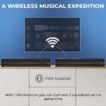 iGear Immerse Soundbar 20W Bluetooth Speaker With Heavy Bass - Image 2