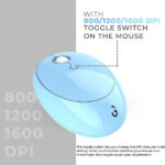 iGear KeyBee Retro Typewriter Inspired 2.4GHz Wireless Keyboard and Mouse Combo With USB Support - Image 3