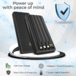 iGear Max10 10k mAh Capacity Power Bank With Detachable Universal Cable - Image 4