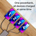 iGear Max10 10k mAh Capacity Power Bank With Detachable Universal Cable - Image 6