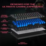iGear Raptor 64 Backlit Mechanical Keys With 23 Light Modes Wired USB Gaming Keyboard - Image 3