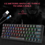 iGear Raptor 64 Backlit Mechanical Keys With 23 Light Modes Wired USB Gaming Keyboard - Image 6