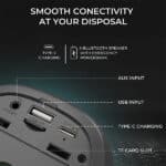 iGear Spectrum Mini Portable Bluetooth Speaker With 180 Degree LED Lights - Image 5