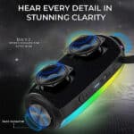 iGear Spectrum Portable Bluetooth Party Speaker With 180 Degree LED Light Show - Image 5