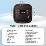 iGear X-Bass 100 Portable Bluetooth Party Speaker - Image 4