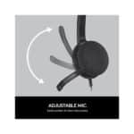 Logitech H340 Stereo Wired Over Ear Headphones With Mic - Image 5