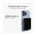Qubo MagZap X1 5000 mAh Magnetic Magsafe Wireless Power Bank - Image 5