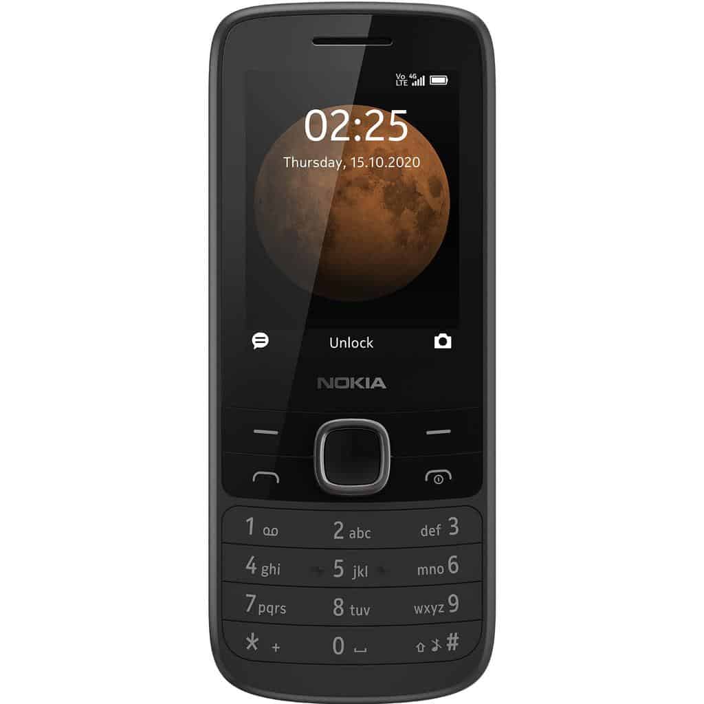 nokia-225-datamation1.jpg Nokia 225 4G Dual SIM Feature Phone with Long Battery Life, Camera, Multiplayer Games, and Premium Finish – Black Colour - Image 1