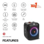 JBL Partybox Encore Essential | Portable Bluetooth Party Speaker | 100W Monstrous Pro Sound | Dynamic Light Show | Upto 6Hrs Playtime | Built-in Powerbank | Mic Support PartyBox App (Black) - Image 6