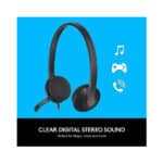 Logitech H340 Stereo Wired Over Ear Headphones With Mic - Image 2