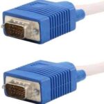 SMART PRO VGA, Male to Male Data Cable, 20 Meters 20 m VGA Cable  (Compatible with Mobile, Laptop, Tablet, Mp3, Gaming Device, White, One Cable)