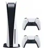 Sony PS5 Console Two Dual Sense Wireless Controllers Bundle - Image 3