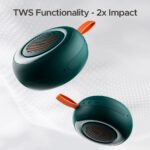 boAt Stone 105 5W Portable Bluetooth Speaker 11 Hours of Total Playtime, Multi-Modes : Bluetooth, TF, FM, Instant Voice Assistant and Built in Mic, Soldier Green - Image 6