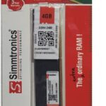 Daichi / Cyberx / Hypergen / Hynix / Simtronics 2400 DDR4 4 GB PC (simtronics 4gb ddr4 2400)  (Black)