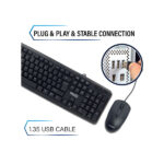 Geonix GXBM-01 Wired Keyboard Mouse Combo - Image 4